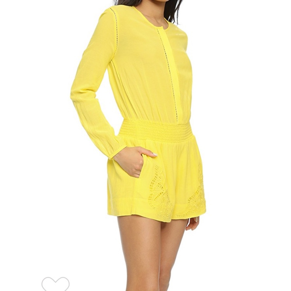 Paul & Joe Sister yellow crepe Barcelona romper